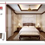 Thiết kế nội thất phòng ngủ 2 nhà phố 6 tầng tại Quảng Ninh sh nod 0123