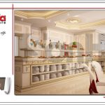 Mẫu thiết kế nội thất phòng ăn tầng lửng khách sạn tại Đà Nẵng sh ks 0031