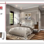 Mẫu thiết kế nội thất phòng ngủ hiện đại 4 sang trọng sh nop 0122