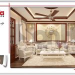 Mẫu thiết kế nội thất phòng sinh hoạt chung nhà phố 6 tầng tại Quảng Ninh sh nod 0123