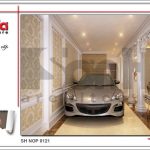 Thiết kế nội thất Gara oto nhà phố kiến trúc Pháp sh nop 0121