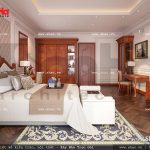 Thiết kế nội thất phòng ngủ cổ điển đẹp sang trọng sh nop 0120