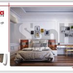 Thiết kế nội thất phòng ngủ hiện đại 5 sang trọng sh nop 0122