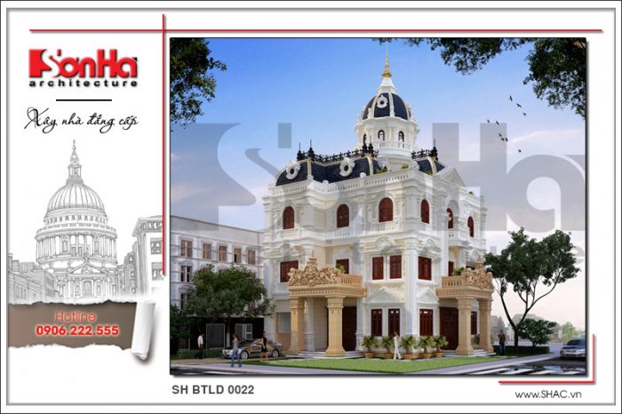 Biệt thự lâu đài cổ điển Pháp 3 tầng sẽ được thực hiện quy trình chống thấm hiệu quả 