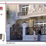 Mặt tiền kiểu Pháp đẹp của nhà phố 4 tầng cổ điển sh nop 0121