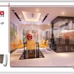 thiết kế nội thất phòng bếp view 1 sh nod0163