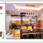 thiết kế nội thất phòng bếp view2 sh nod0163