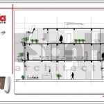 Mặt cắt D-D showroom kết hợp nhà ở tại Quảng Ninh sh sr 0020