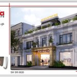 Mẫu thiết kế showroom kết hợp nhà ở tại Quảng Ninh sh sr 0020