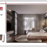 Nội thất phòng ngủ tiện nghi nhà phố cổ điển đẹp tại Bắc Ninh sh nop 0127