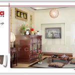 thiết kế nội thất phòng thờ view3 nod0163