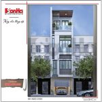 Mẫu thiết kế nhà phố 4 tầng hiện đại mới nhất tại Hà Nội SH NOD 0164