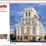 Mẫu thiết kế tổ hợp khách sạn nhà hàng trung tâm tổ chức sự kiện tại Quảng Ninh sh ks 0029 2