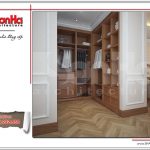 Mẫu thiết kế nội thất phòng thay đồ bố mẹ nhà phố 6 tầng tại Hà Nội - SH NOP 0128