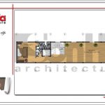 Mặt bằng công năng tầng 6 ngôi nhà phố cổ điển Pháp 8 tầng tại Sài Gòn SH NOP 0132