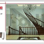 Mẫu thiết kế sảnh tầng 2 nhà ống kiến trúc Pháp sh nop 0126