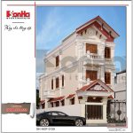 Thiết kế nhà phố cổ điển 3 tầng tại Hải Phòng sh nop 0130