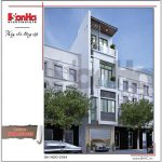 Mẫu nhà phố 4 tầng hiện đại và công năng tiện nghi tại Hà Nội SH NOD 0164