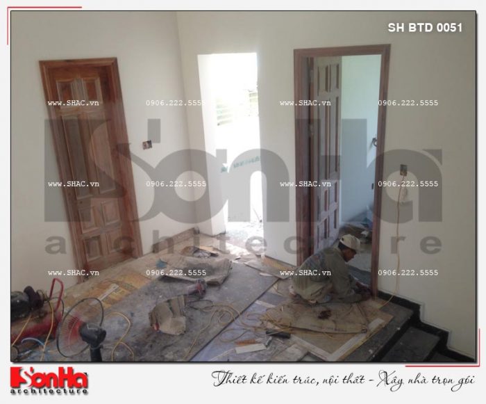 2 Ảnh thực tế thi công trọn gói biệt thự hiện đại đẹp tại quảng ninh sh btd 0051