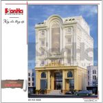 Mẫu thiết kế khách sạn kiến trúc cổ điển Pháp sang trọng tại Lào Cai sh ks 0028 2