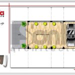 Mặt bằng công năng tầng 1 nhà phố 5 tầng tại Hải Phòng SH NOD 0164