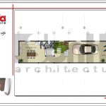 Mặt bằng công năng tầng 1 ngôi nhà phố cổ điển Pháp 8 tầng tại Sài Gòn SH NOP 0132