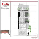 Mặt đứng nhà phố 5 tầng tại Hải Phòng SH NOD 0164