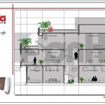 Mặt cắt nhà phố cổ điển 3 tầng tại Hải Phòng sh nop 0130