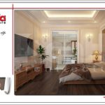 Thiết kế nội thất phòng ngủ 3 nhà phố 6 tầng tại Hà Nội - SH NOP 0128 111111