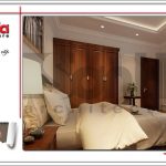 Thiết kế phòng ngủ dành cho khách sang trọng sh nop 0126
