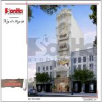 Mẫu thiết kế khách sạn mini kiến trúc cổ điển Pháp sh ks 0027 2