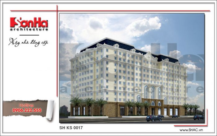 Mẫu thiết kế khách sạn cổ điển đã được cấp phép và hoàn thiện xây dựng tại Thanh Hóa
