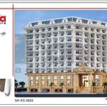 Phối cảnh mặt sau của khách sạn sh ks 0023 2