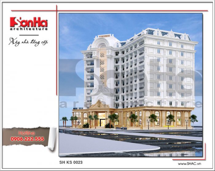 Phối cảnh tổng thể của khách sạn 5 sao sh ks 0023 2