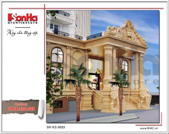 Sân sau của khách sạn 5 sao sh ks 0023 2