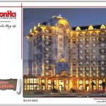 Khách sạn 5 sao ban đêm rực rỡ sh ks 0023 2