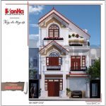 Kiến trúc nhà phố tân cổ điển Pháp 3 tầng tại Hải Phòng sh nop 0137