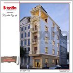 Mẫu thiết kế nhà phố cổ điển Pháp 5 tầng tại Hải Phòng sh nop 0135