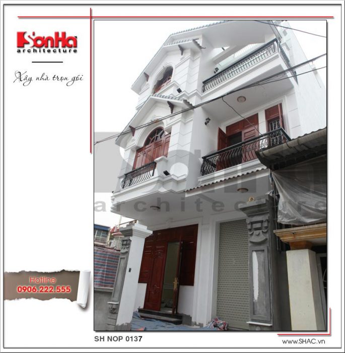 1 Ảnh thực tế thi công nhà ống pháp đẹp tại hải phòng sh nop 0137