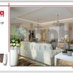 Mẫu thiết kế nội thất sảnh tiếp khách khách sạn cổ điển sh ks 0033