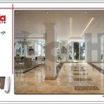 Mẫu thiết kế nội thất sảnh tiếp khách khách sạn cổ điển sh ks 0033