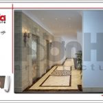Mẫu nội thất sảnh thang máy khách sạn cổ điển sh ks 0033