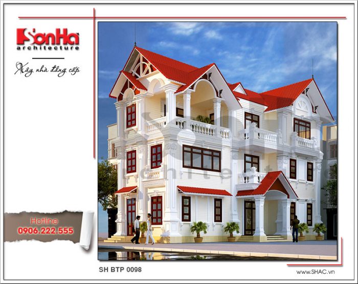 Cấp giấy phép sửa chữa cải tạo biệt thự nhà ở riêng lẻ tại Vũng Tàu 2 Biệt thự Pháp mái ngói 3 tầng và hướng dẫn làm thủ tục xin phép cải tạo sửa chữa nhà ở riêng lẻ