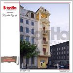 Kiến trúc nhà phố cổ điển Pháp 5 tầng tại Hải Phòng sh nop 0135