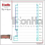 Mặt cắt 1-4 khách sạn cổ điển sh ks 0033