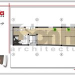 Mặt bằng công năng tầng 1 nhà phố cổ điển Pháp 5 tầng tại Hải Phòng sh nop 0135