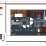 Mặt bằng công năng tầng 3 nhà phố tân cổ điển Pháp 3 tầng tại Hải Phòng sh nop 0137