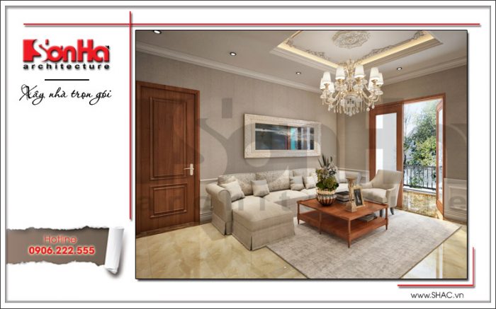 6 mẫu nội thất phòng sinh hoạt chung tầng 2 biệt thự sang trọng sh btp 0099