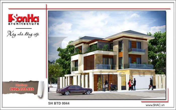 6 Phương án thiết kế cho ngôi biệt thự hiện đại sh btd 0044 2