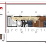 Mặt bằng công năng tầng 4 nhà phố cổ điển Pháp 5 tầng tại Hải Phòng sh nop 0135